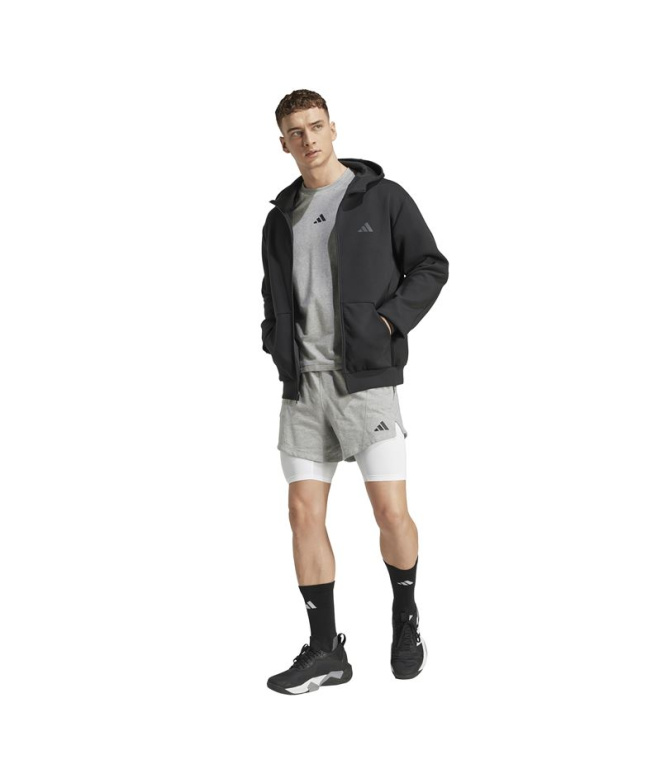 Camiseta de Fitness adidas D4T X Tee Homem Cinza