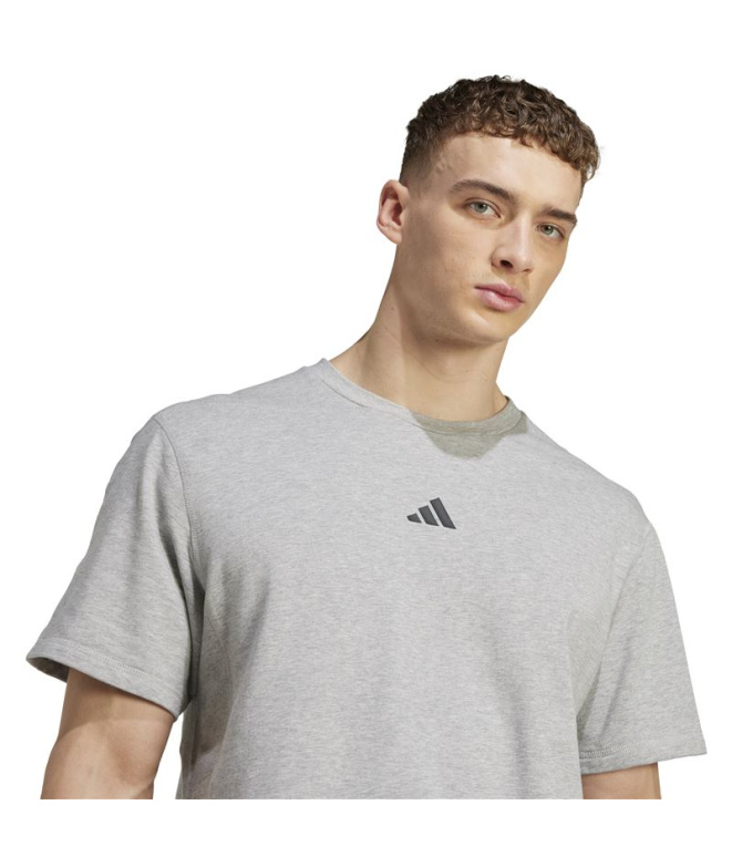 Camiseta de Fitness adidas D4T X Tee Homem Cinza
