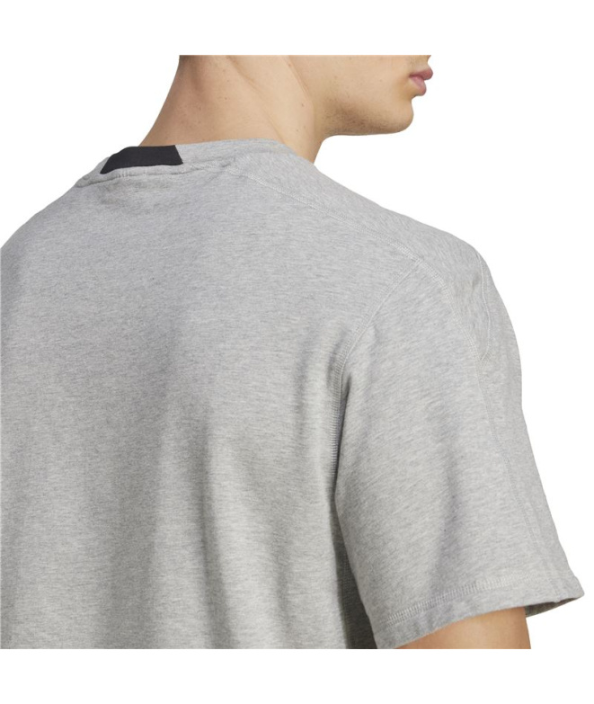 Camiseta de Fitness adidas D4T X Tee Homem Cinza