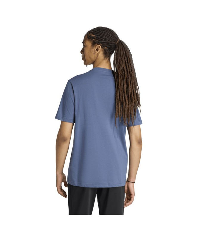 Camiseta adidas Hot Linear Hombre Azul