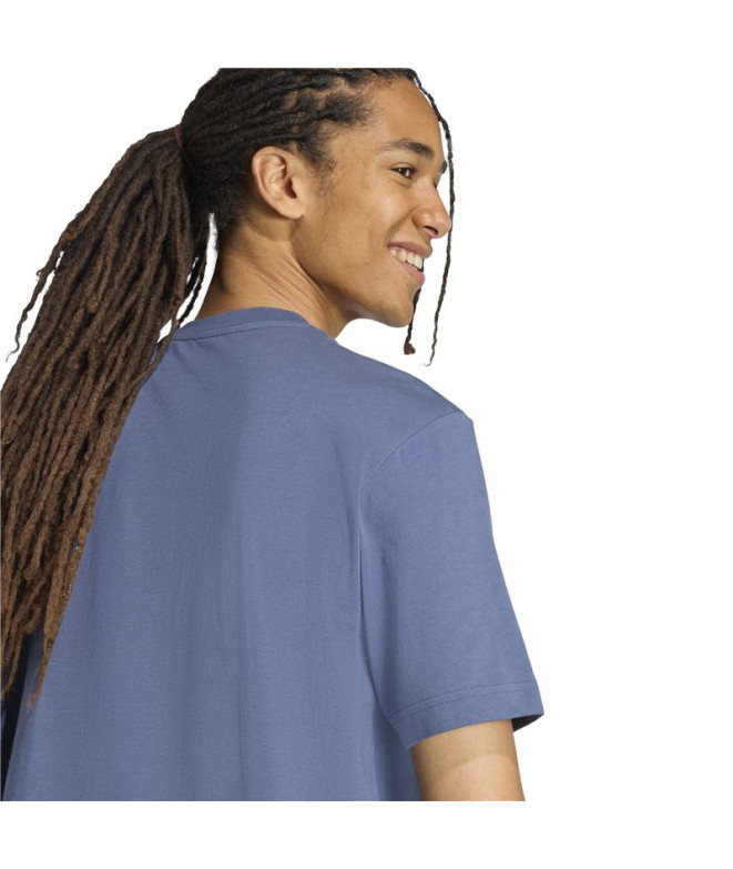 Camiseta adidas Hot Linear Homem Azul