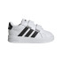 Chaussures adidas Grand Court 3.0 Cf Enfant Blanc/Noir