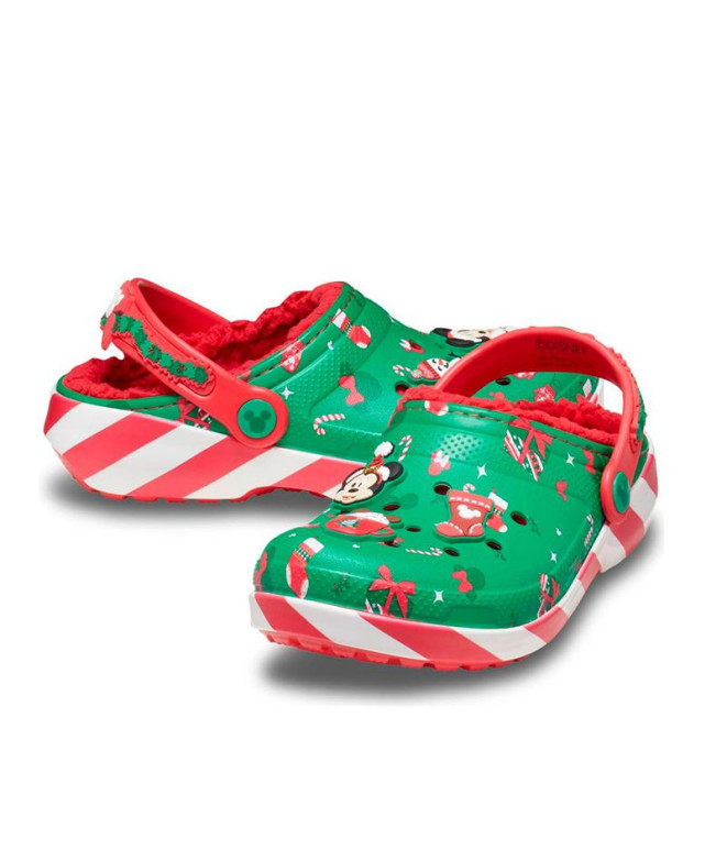 Tamancos Crocs Mickey Natal Forrado Classic...