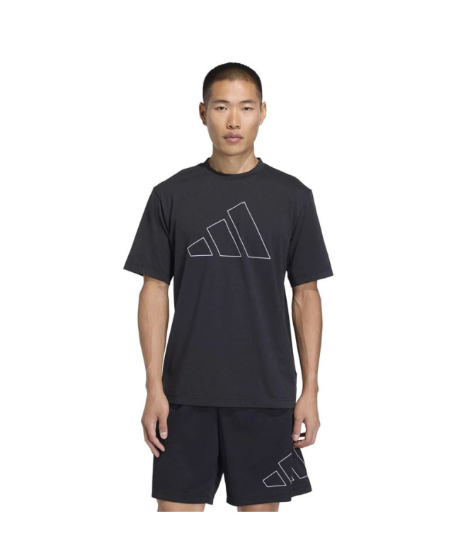 Camiseta de Fitness adidas We Fr Big Logo Homem...