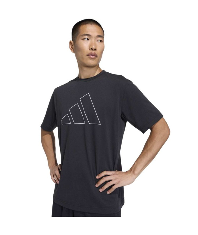 Camiseta de Fitness adidas We Fr Big Logo Homem...