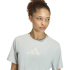 T-shirt de Fitness adidas We Big Logo Femme Bleu