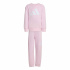 Fato de treino adidas Lk Big Logo Ft Jog Infantil Rosa/Branco
