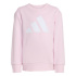 Survêtement adidas Lk Big Logo Ft Jog Enfant Rose/Blanc