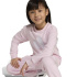 Survêtement adidas Lk Big Logo Ft Jog Enfant Rose/Blanc