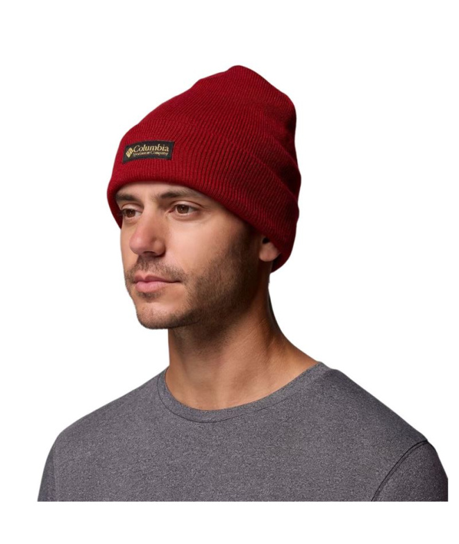 Bonnet Columbia City Trek Poids Lourd Rouge Unisexe Taille Unique Polaire
