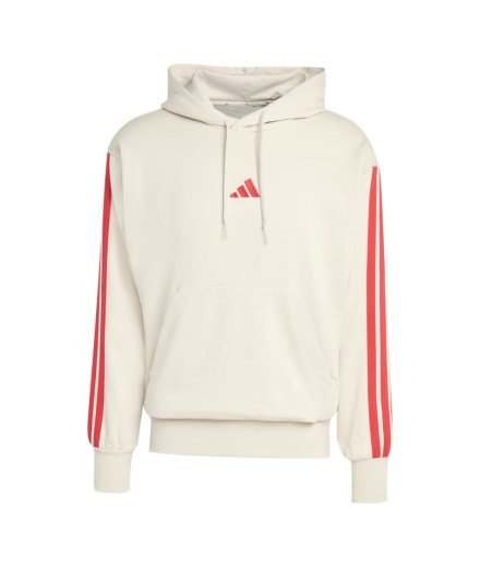 Sweat adidas 3 Bandas Ft Hd Homme Beige/Granate