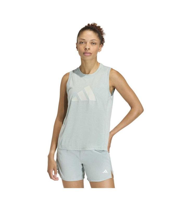 T-shirt à bretelles adidas We Logo Tk Femme Bleu