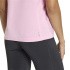 Camiseta Tirantes de Fitness adidas We Logo Tk Mulher Rosa
