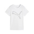 Camiseta de Fitness Puma W Tad Essential Logo Mulher Branco