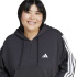 Sweat adidas 3 Bandas French Terry Qzhd In Femme Noir/Blanc