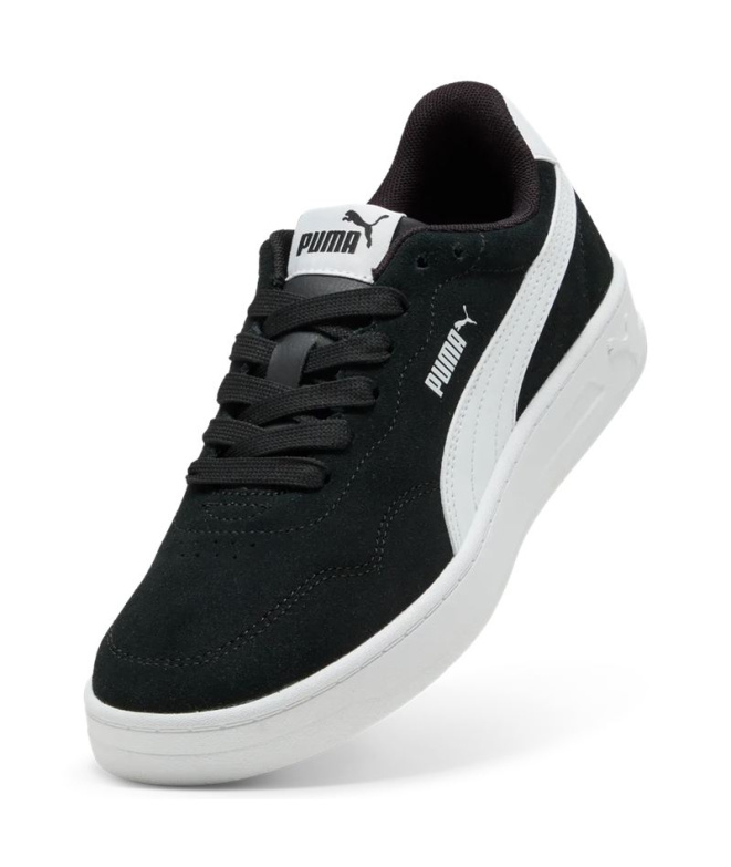 Chaussures Puma Court Lally Sd Femme Noir/Blanc