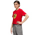 T-shirt Puma Ferrari Sportswear Enfants T-shirt Big Shield Coloré Rosso Corsa