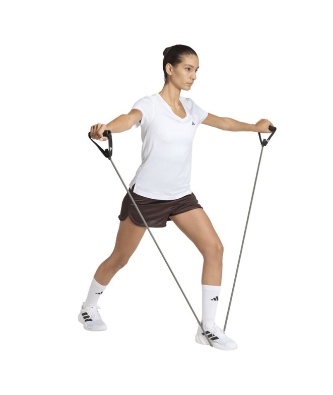 T-shirt de Fitness adidas We Min V Nk Femme Blanc