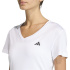 T-shirt de Fitness adidas We Min V Nk Femme Blanc