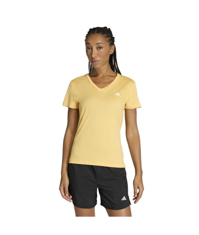 T-shirt de Fitness adidas We Min V Nk Femme Jaune