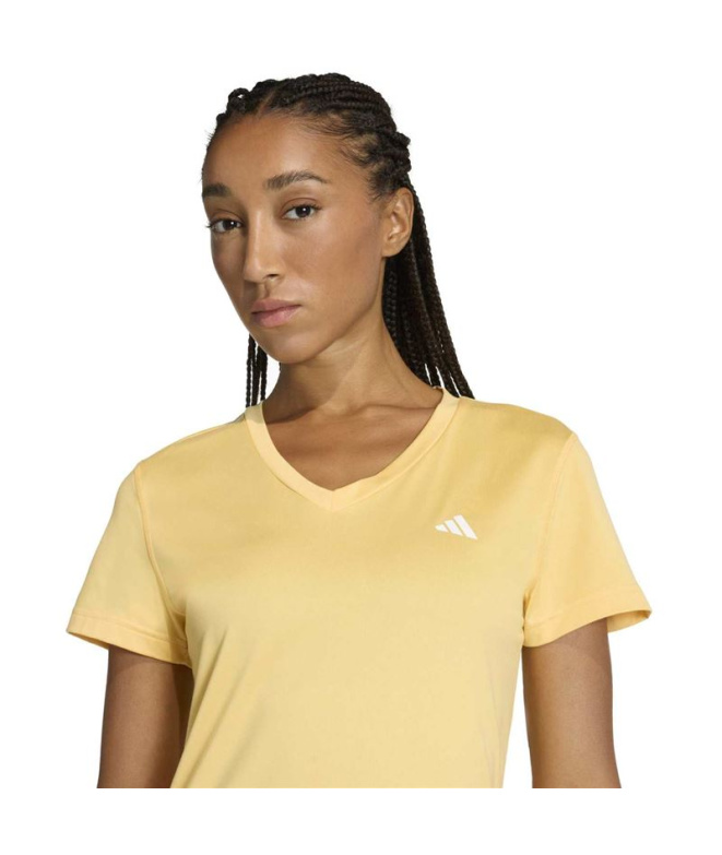 T-shirt de Fitness adidas We Min V Nk Femme Jaune