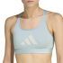 Sutiã esportivo adidas Powereact Big Logo Bra Mulher Azul