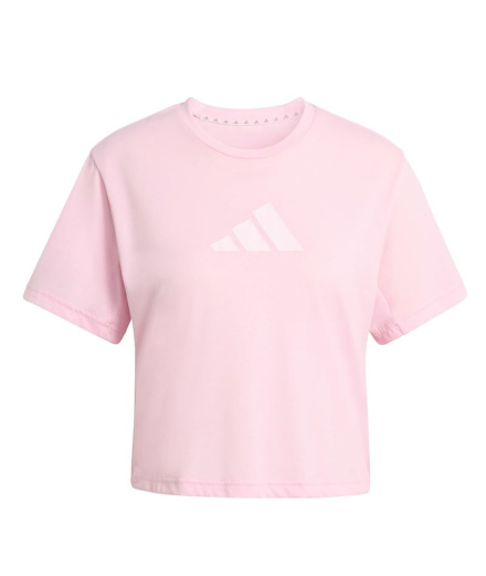 Camiseta de Fitness adidas We Big Logo Mujer Rosa