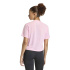 Camiseta de Fitness adidas We Big Logo Mulher Rosa