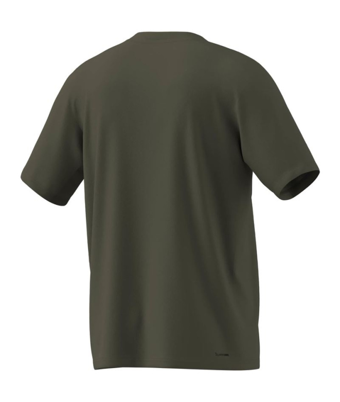 Camiseta de Fitness adidas We Bas Hombre Verde