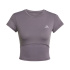 Camiseta de Fitness adidas Hyg Shn Baby Mulher Cinza
