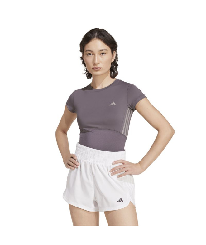 T-shirt de Fitness adidas Hyg Shn Baby Femme Gris