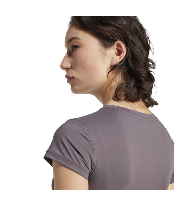 T-shirt de Fitness adidas Hyg Shn Baby Femme Gris