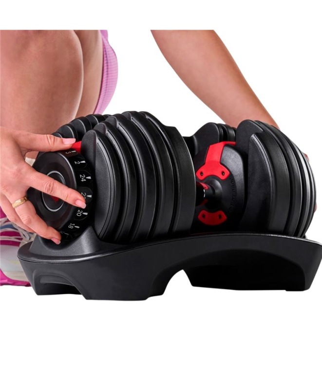 Mancuerna ajustable 2 a 24 kgs (1 ud) - Bowflex...