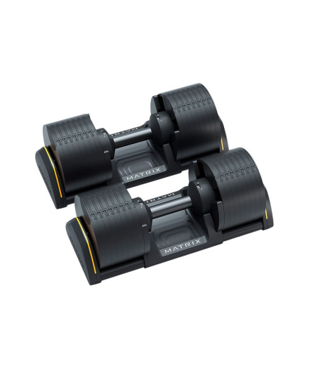 Mancuernas ajustáveis de 2 a 32 kgs - Matrix Fitness