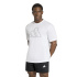 T-shirt de Fitness adidas We Fr Big Logo Homme Blanc