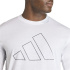 T-shirt de Fitness adidas We Fr Big Logo Homme Blanc