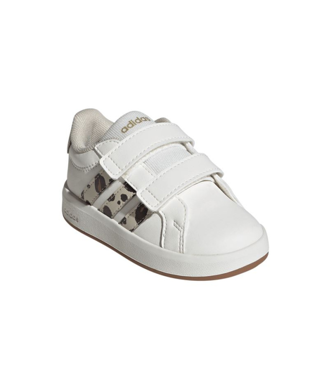 Chaussures adidas Grand Court 3.0 Cf Enfant Blanc