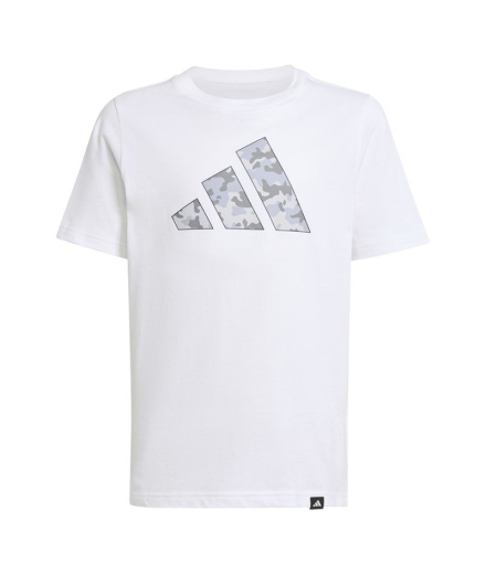 Camiseta adidas Camo Infantil Blanco