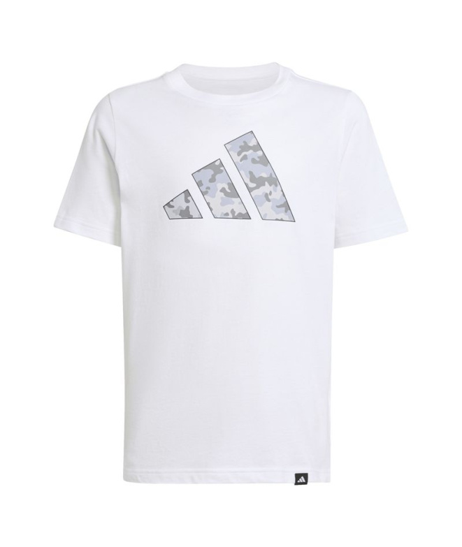 T-shirt adidas Camo Enfant Blanc