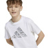 Camiseta adidas Camo Infantil Branco