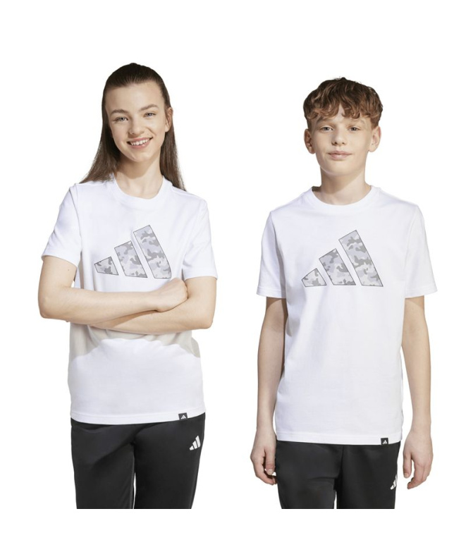 T-shirt adidas Camo Enfant Blanc