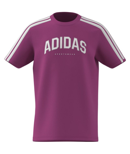 Camiseta adidas C Colleg Infantil Fucsem