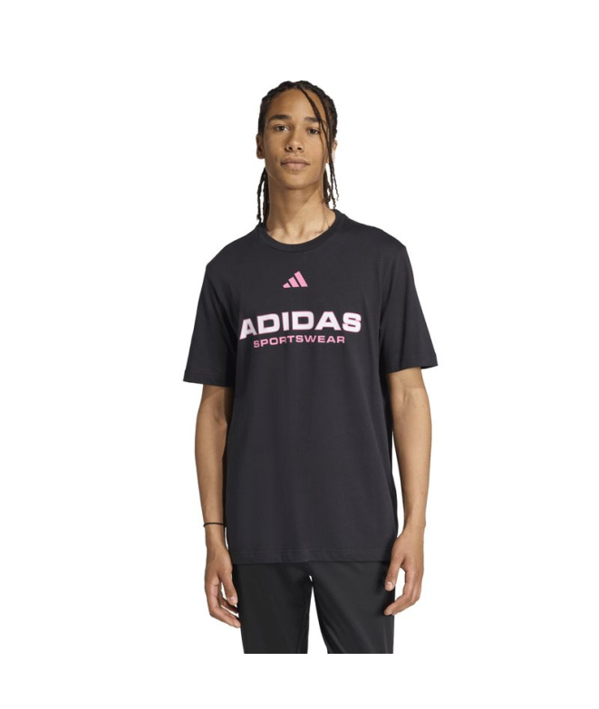 T-shirt adidas Hot Linear Homme Noir