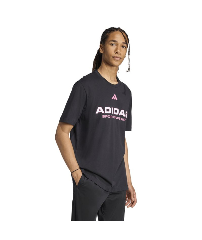 Camiseta adidas Hot Linear Hombre Negro