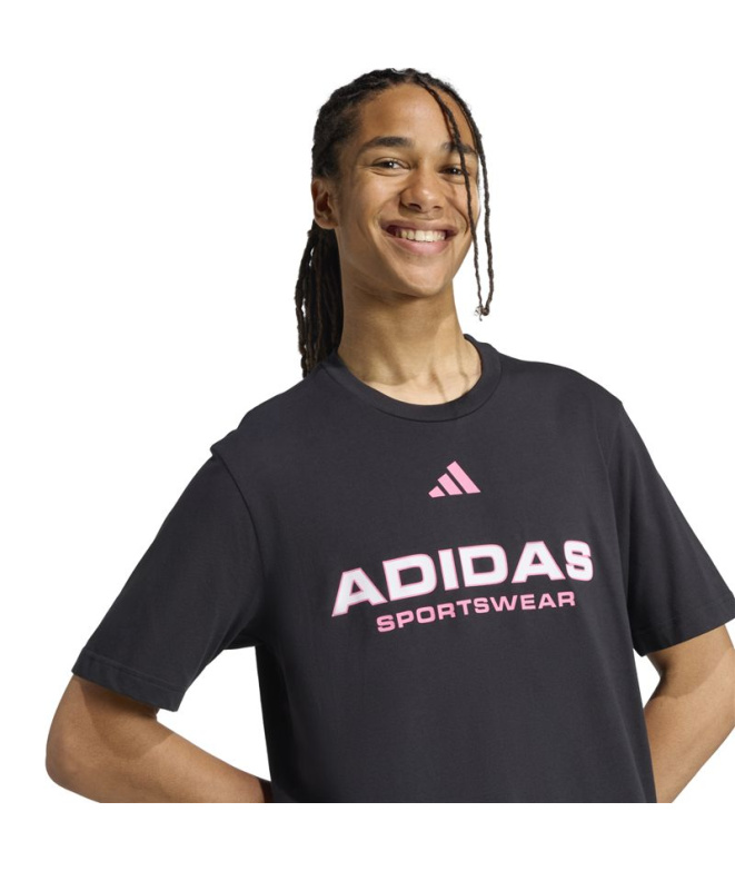 T-shirt adidas Hot Linear Homme Noir