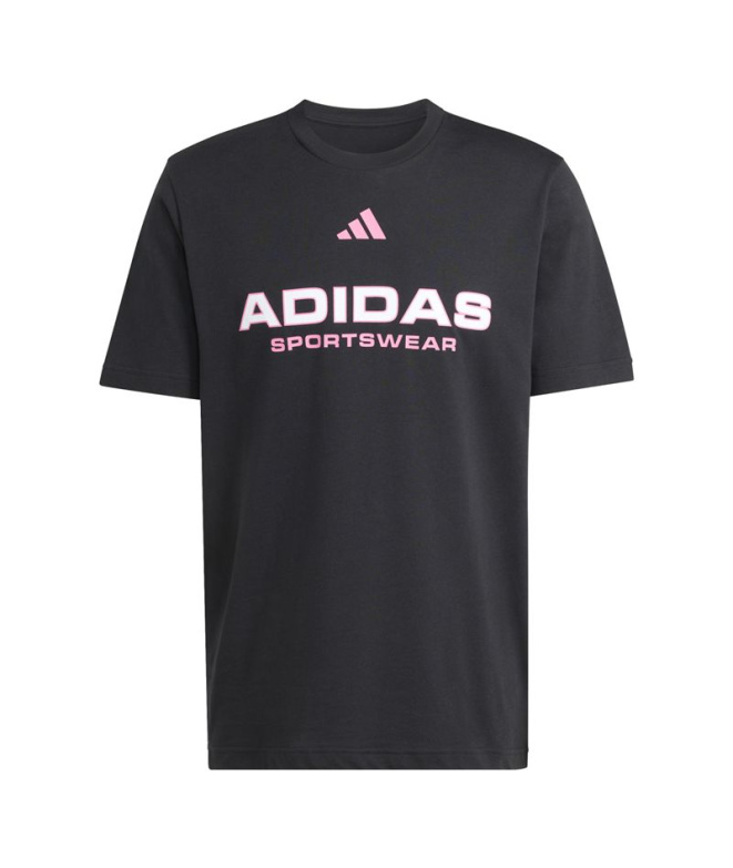 Camiseta adidas Hot Linear Hombre Negro