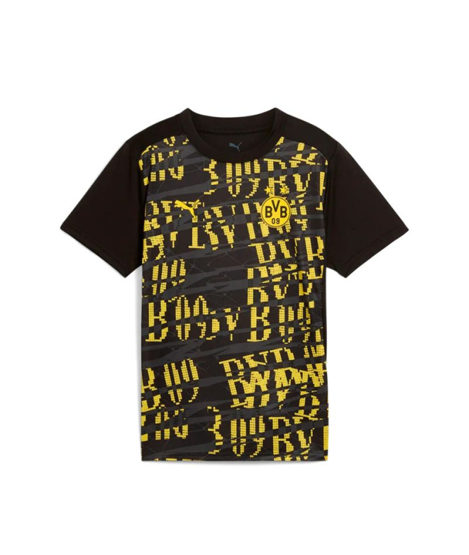 T-shirt de Football Puma Borussia Dortmund Noir...