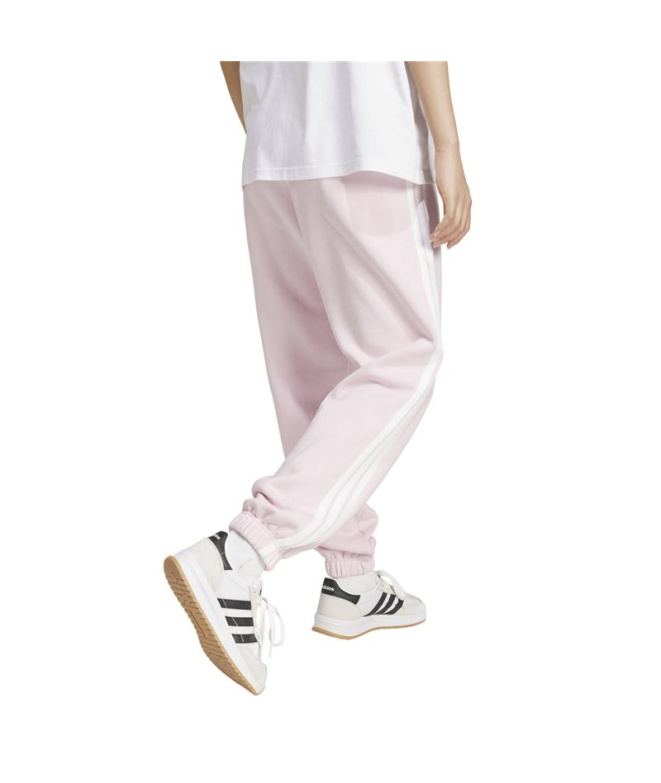 Calça adidas 3 Bandas Fl Mulher Rosa