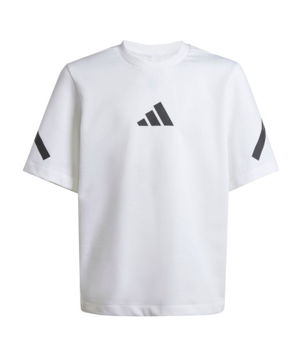 Camiseta adidas Zne Infantil Branco/Preto