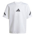 Camiseta adidas Zne Infantil Branco/Preto